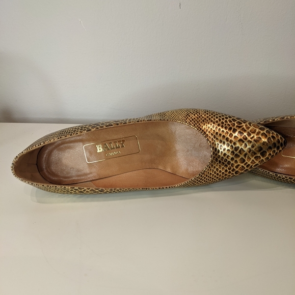 Vintage Bally Gold Magique pump - Picture 6 of 14